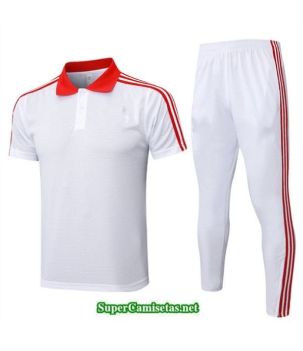 Tailandia Camiseta Kit De Entrenamiento Bayern Munich Polo Blanco/rojo 2025 2026 S20153