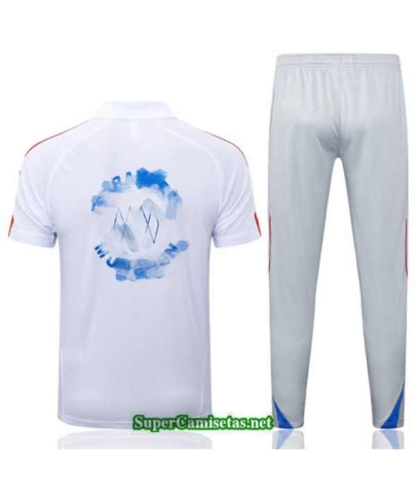 Tailandia Camiseta Kit De Entrenamiento Bayern Munich Polo Blanco/rojo/azul 2025 2026 S20154