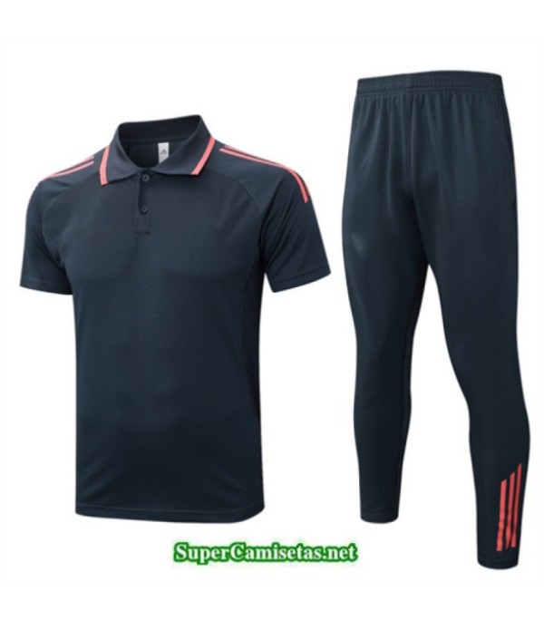 Tailandia Camiseta Kit De Entrenamiento Bayern Munich Polo Gris Oscuro/naranja 2025 2026 S20167