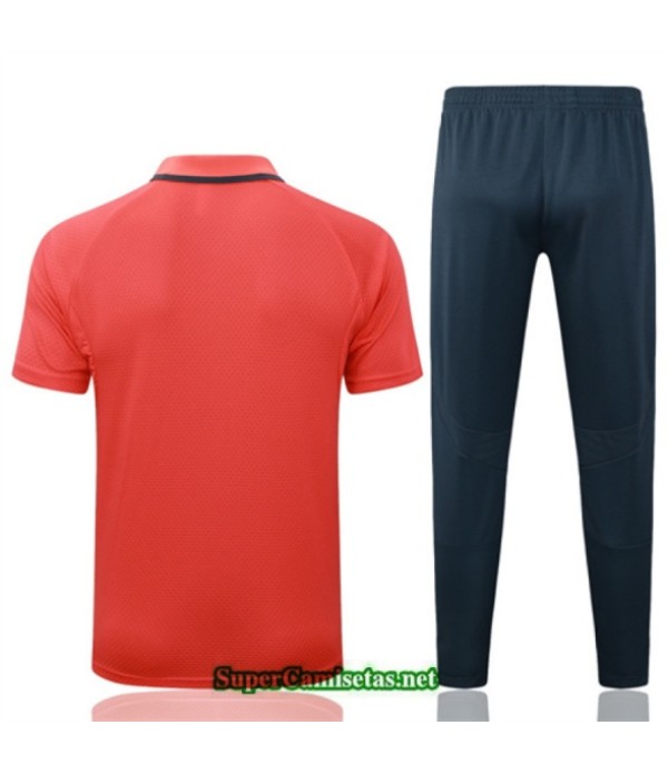 Tailandia Camiseta Kit De Entrenamiento Bayern Munich Polo Naranja/negro 2025 2026 S20160