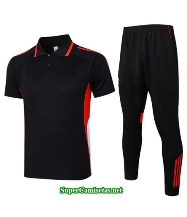 Tailandia Camiseta Kit De Entrenamiento Bayern Munich Polo Negro/rojo 2025 2026 S20161