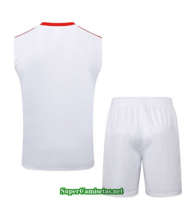 Tailandia Camiseta Kit De Entrenamiento Bayern Munich Sin Mangas Blanco/rojo 2025 2026 S20143