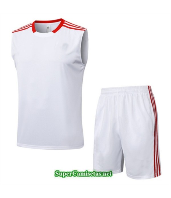 Tailandia Camiseta Kit De Entrenamiento Bayern Munich Sin Mangas Blanco/rojo 2025 2026 S20143