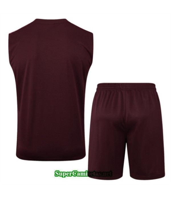 Tailandia Camiseta Kit De Entrenamiento Bayern Munich Sin Mangas Rojo/blanco 2025 2026 S20150