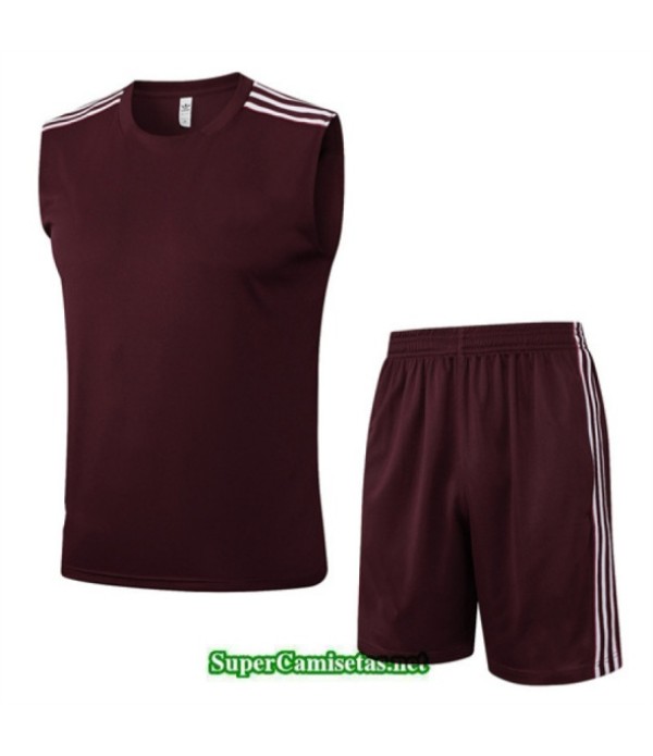 Tailandia Camiseta Kit De Entrenamiento Bayern Munich Sin Mangas Rojo/blanco 2025 2026 S20150