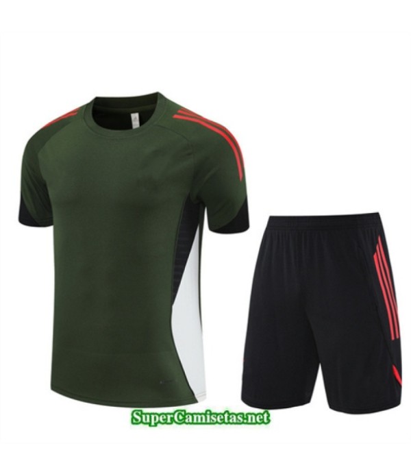 Tailandia Camiseta Kit De Entrenamiento Bayern Munich Verde/negro/rojo 2025 2026 S20166