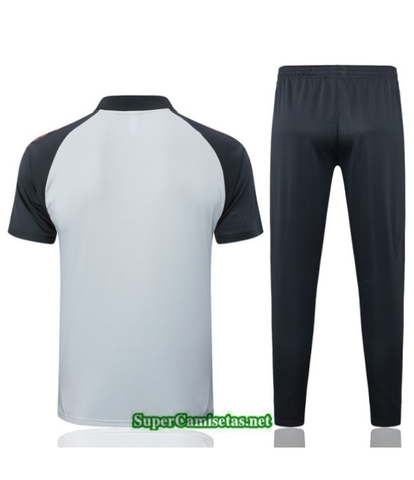 Tailandia Camiseta Kit De Entrenamiento Benfica Polo Gris/naranja 2025 2026 S20074