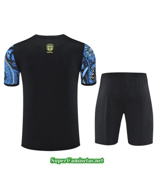 Tailandia Camiseta Kit De Entrenamiento Brasil Azul/negro 2025 2026 S20449