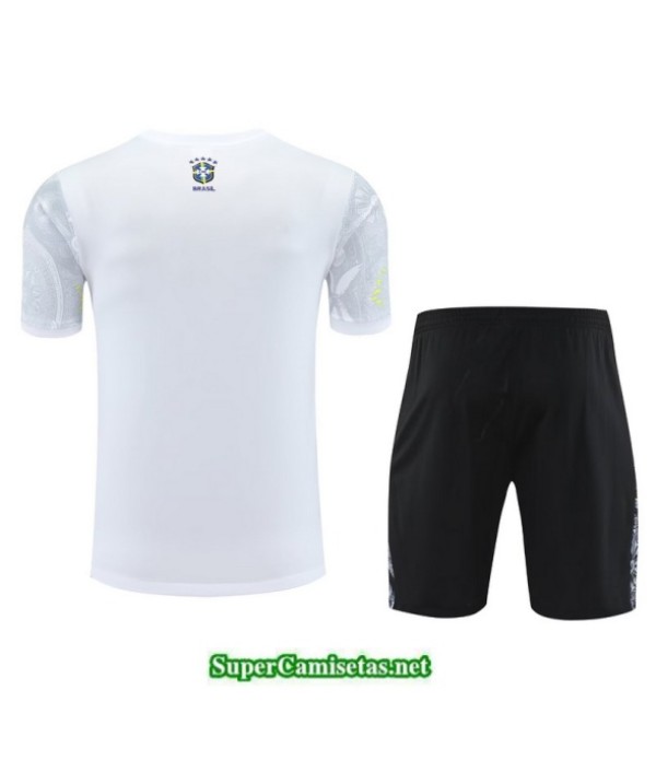 Tailandia Camiseta Kit De Entrenamiento Brasil Niño Blanco/negro 2025 2026 S20438