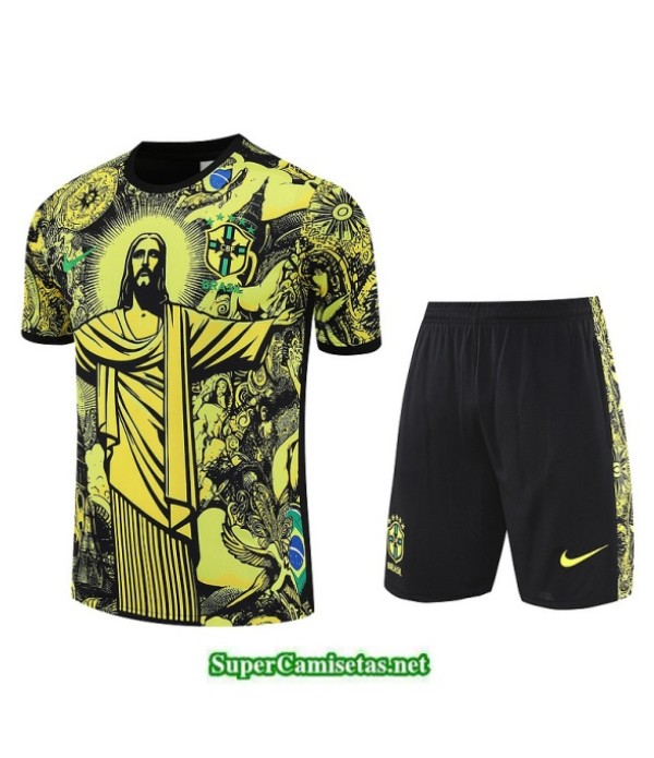 Tailandia Camiseta Kit De Entrenamiento Brasil Ama...