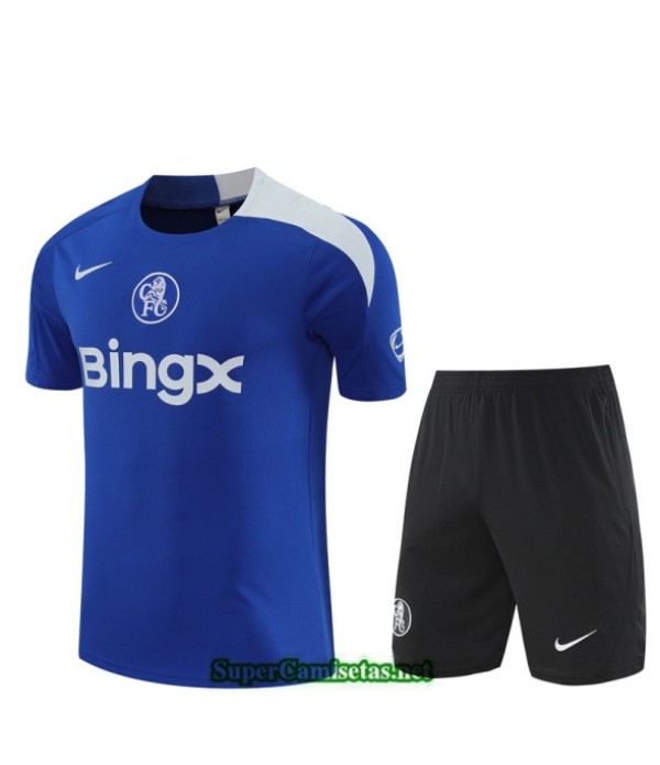 Tailandia Camiseta Kit De Entrenamiento Chelsea Niño Azul/negro/blanco 2025 2026 S20480