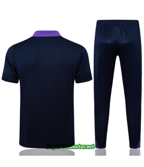 Tailandia Camiseta Kit De Entrenamiento Corinthians Polo Azul Marino/violeta 2025 2026 S20078