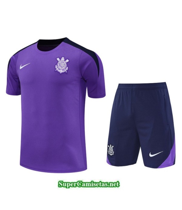Tailandia Camiseta Kit De Entrenamiento Corinthians Violeta/azul 2025 2026 S20082
