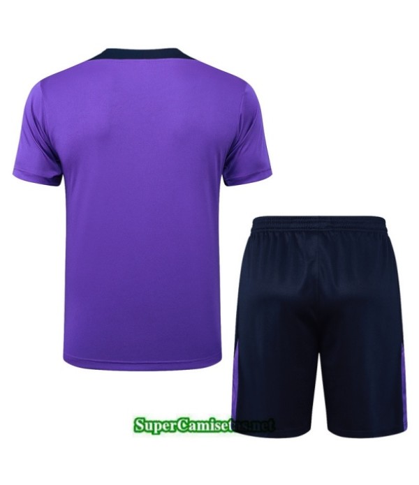 Tailandia Camiseta Kit De Entrenamiento Corinthians Violeta/azul Marino 2025 2026 S20081