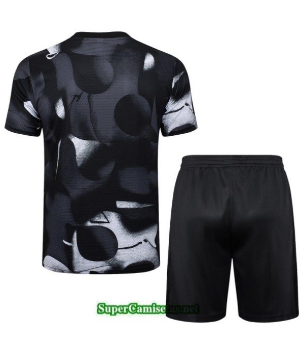 Tailandia Camiseta Kit De Entrenamiento Corinthians Negro/blanco 2025 2026 S20080