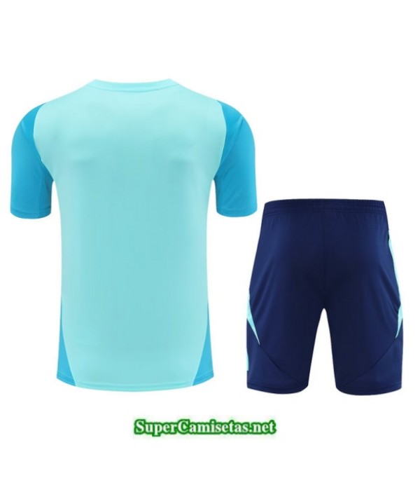 Tailandia Camiseta Kit De Entrenamiento Flamengo Azul Claro 2025 2026 S20105