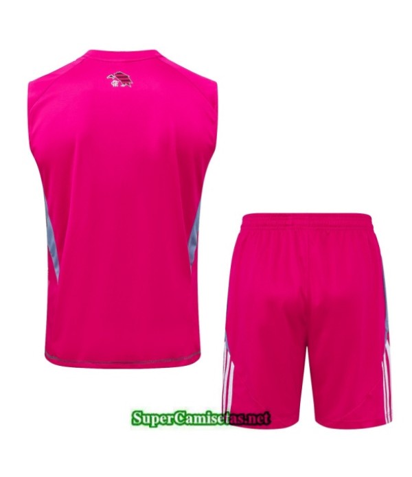 Tailandia Camiseta Kit De Entrenamiento Flamengo Sin Mangas Rojo 2025 2026 S20096