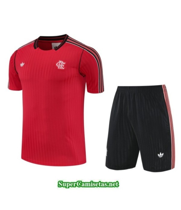 Tailandia Camiseta Kit De Entrenamiento Flamengo Rojo/negro 2025 2026 S20103