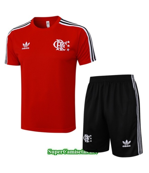 Tailandia Camiseta Kit De Entrenamiento Flamengo Rojo/negro/blanco 2025 2026 S20101