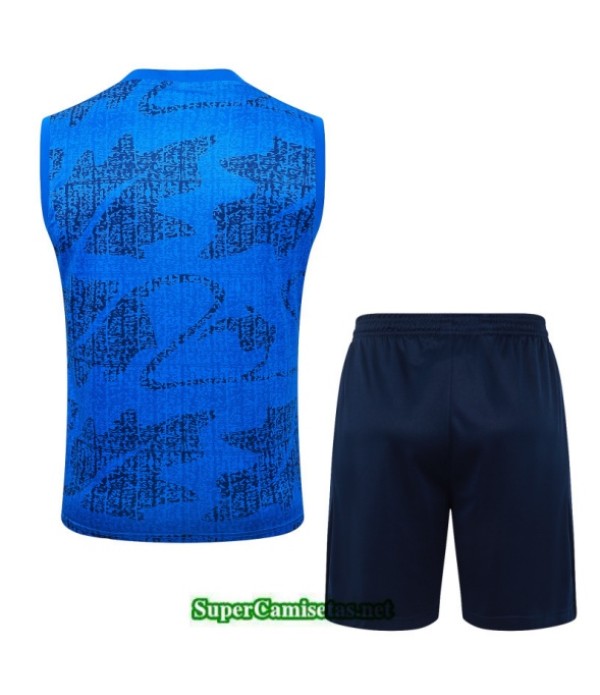 Tailandia Camiseta Kit De Entrenamiento Francia Sin Mangas Azul/azul Marino 2025 2026 S20454