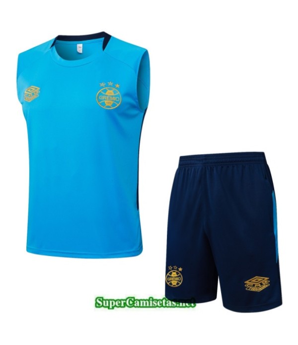 Tailandia Camiseta Kit De Entrenamiento Gremio Sin Mangas Azul 2025 2026 S20108