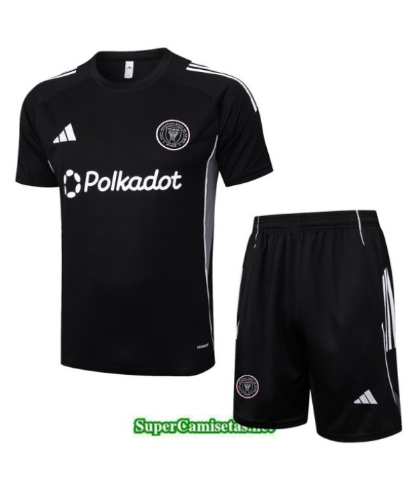 Tailandia Camiseta Kit De Entrenamiento Inter Miami Negro/blanco/gris 2025 2026 S20123