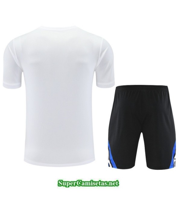 Tailandia Camiseta Kit De Entrenamiento Inter Milan Blanco/negro/azul 2025 2026 S20511