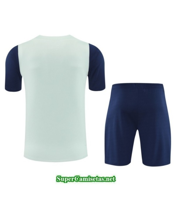 Tailandia Camiseta Kit De Entrenamiento Inter Milan Short Verde/azul 2025 2026 S20519
