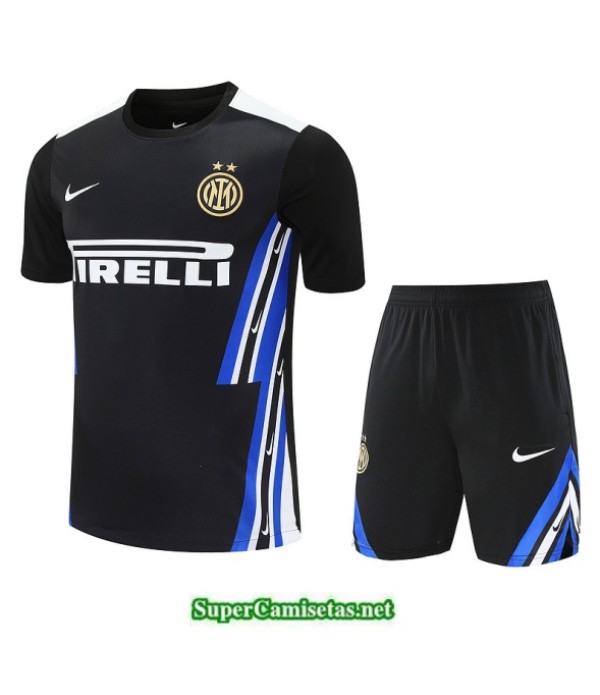 Tailandia Camiseta Kit De Entrenamiento Inter Milan Negro/azul/blanco 2025 2026 S20513