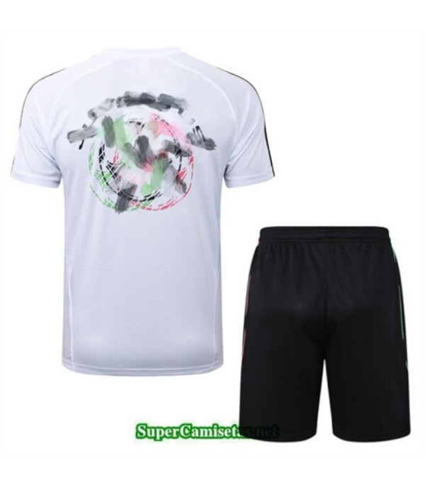 Tailandia Camiseta Kit De Entrenamiento Juventus Blanco/negro/rosa 2025 2026 S20525