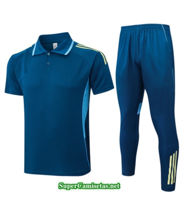 Tailandia Camiseta Kit De Entrenamiento Juventus Polo Azul Claro/amarillo 2025 2026 S20534