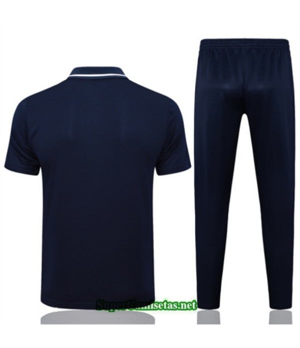 Tailandia Camiseta Kit De Entrenamiento Juventus Polo Azul Marino/blanco 2025 2026 S20530
