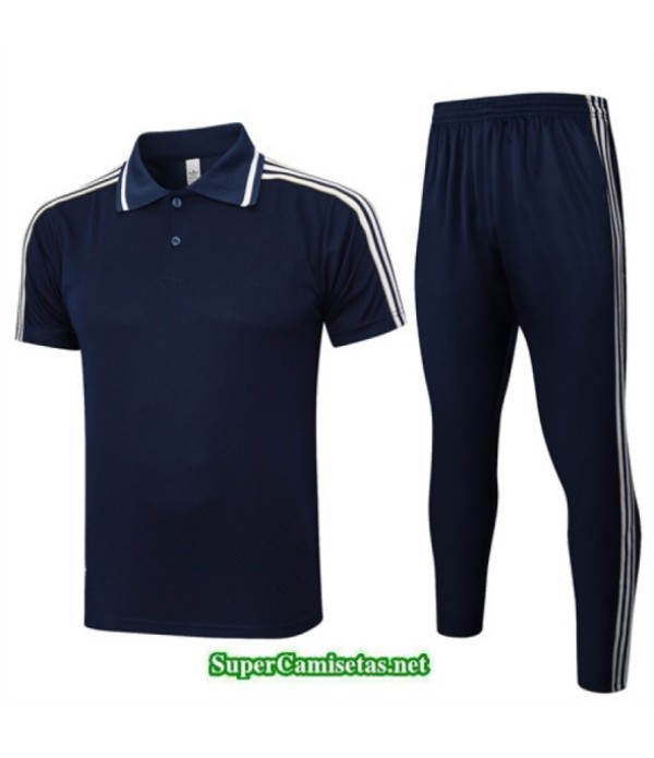 Tailandia Camiseta Kit De Entrenamiento Juventus Polo Azul Marino/blanco 2025 2026 S20530