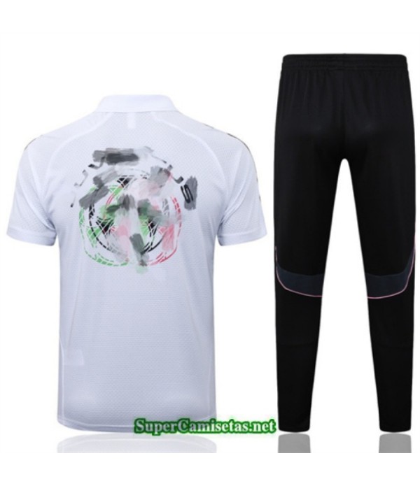 Tailandia Camiseta Kit De Entrenamiento Juventus Polo Blanco/negro 2025 2026 S20528