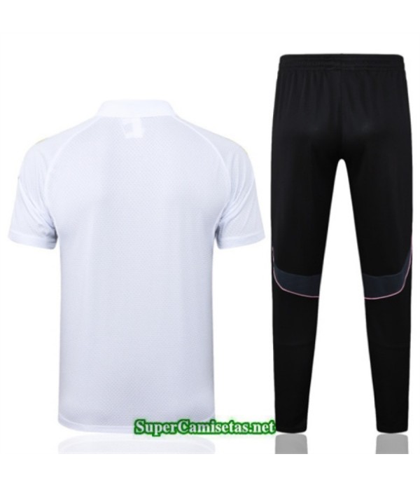 Tailandia Camiseta Kit De Entrenamiento Juventus Polo Blanco/negro/amarillo 2025 2026 S20526
