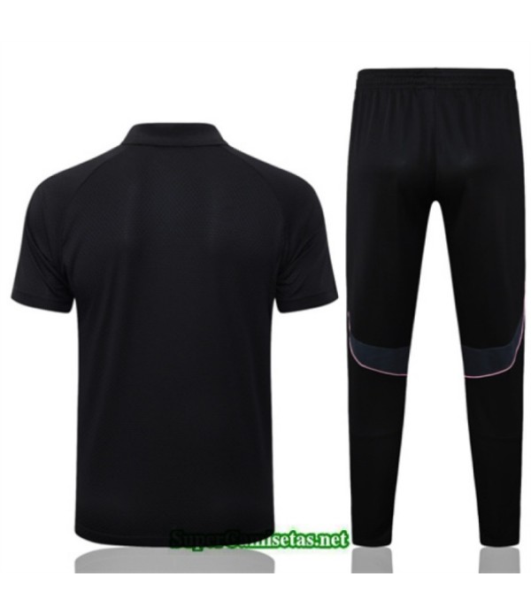Tailandia Camiseta Kit De Entrenamiento Juventus Polo Negro/amarillo/rosa 2025 2026 S20531