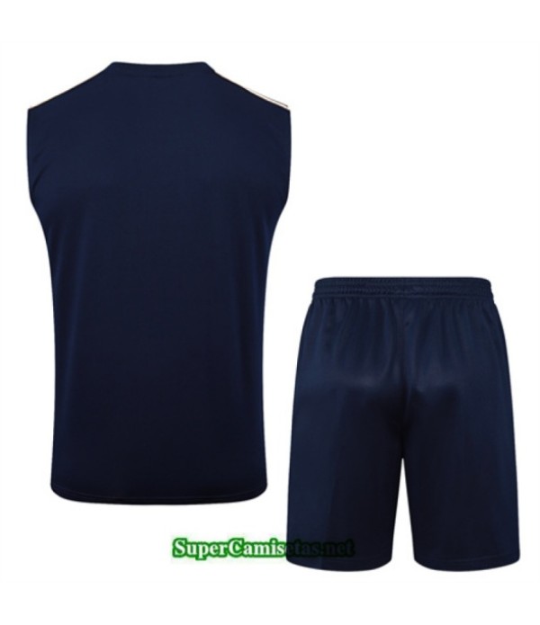 Tailandia Camiseta Kit De Entrenamiento Juventus Sin Mangas Azul Marino/blanco 2025 2026 S20522