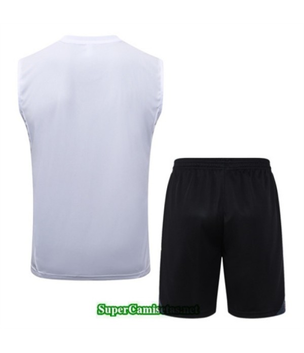 Tailandia Camiseta Kit De Entrenamiento Juventus Sin Mangas Blanco/negro/amarillo 2025 2026 S20521