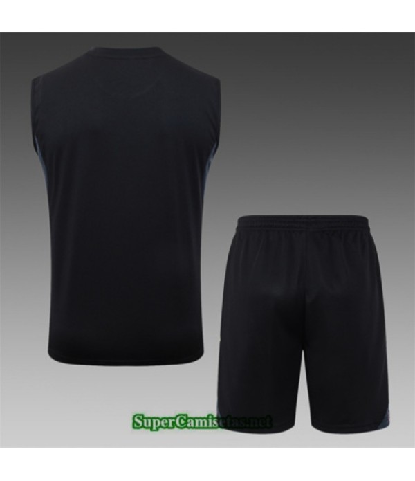 Tailandia Camiseta Kit De Entrenamiento Juventus Sin Mangas Negro/rosa/amarillo 2025 2026 S20523