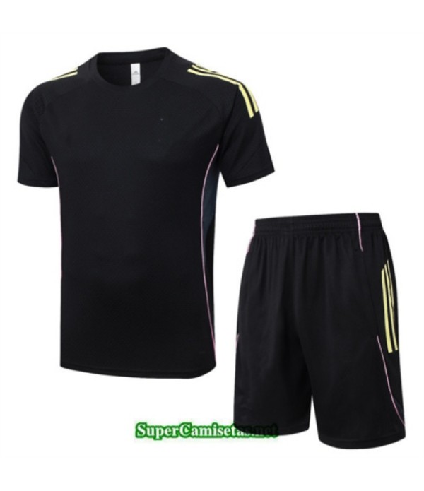 Tailandia Camiseta Kit De Entrenamiento Juventus Negro/amarillo/rosa 2025 2026 S20532