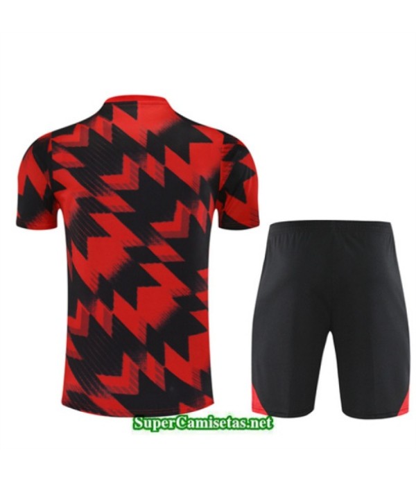 Tailandia Camiseta Kit De Entrenamiento Manchester United Niño Rojo/negro 2025 2026 S20486