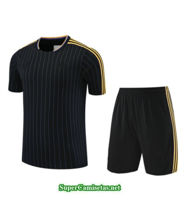 Tailandia Camiseta Kit De Entrenamiento Manchester United Short Negro/amarillo 2025 2026 S20493