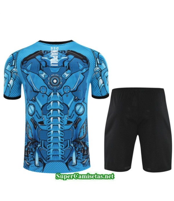 Tailandia Camiseta Kit De Entrenamiento Napoli Azul Claro/negro 2025 2026 S20542