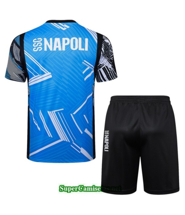 Tailandia Camiseta Kit De Entrenamiento Napoli Azul/negro 2025 2026 S20540