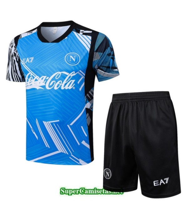 Tailandia Camiseta Kit De Entrenamiento Napoli Azul/negro 2025 2026 S20540