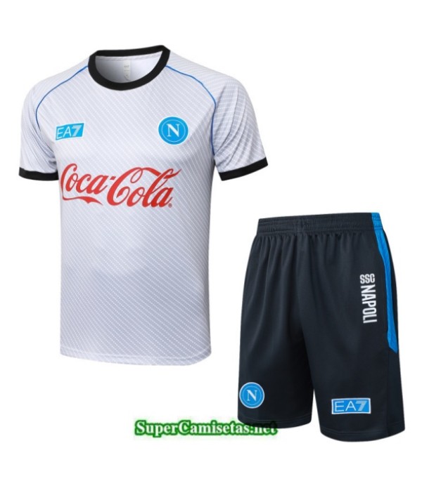 Tailandia Camiseta Kit De Entrenamiento Napoli Gris 2025 2026 S20541
