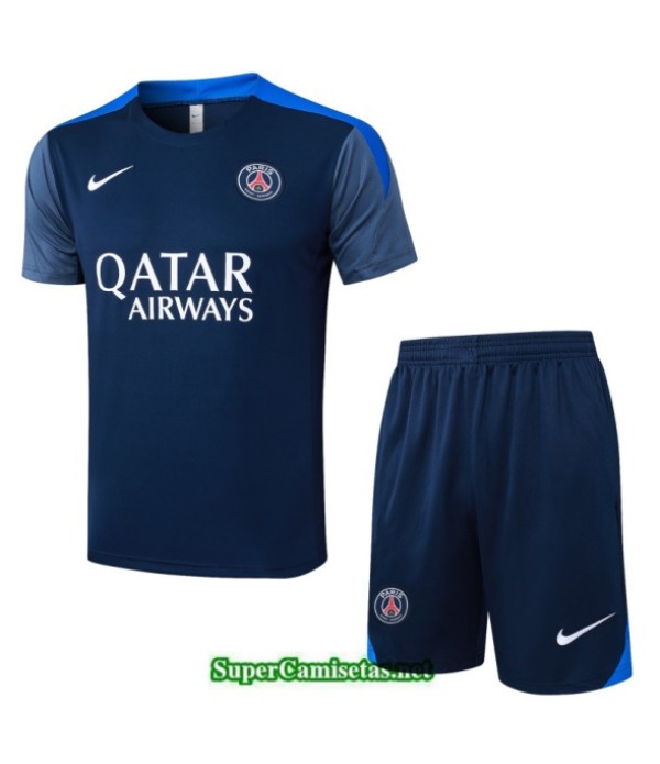 Tailandia Camiseta Kit De Entrenamiento Psg Azul Marino/azul 2025 2026 S20394