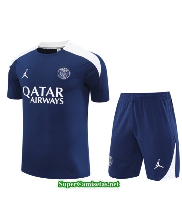 Tailandia Camiseta Kit De Entrenamiento Psg Azul Marino/blanco 2025 2026 S20397