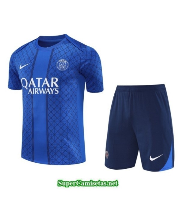 Tailandia Camiseta Kit De Entrenamiento Psg Azul/negro 2025 2026 S20410