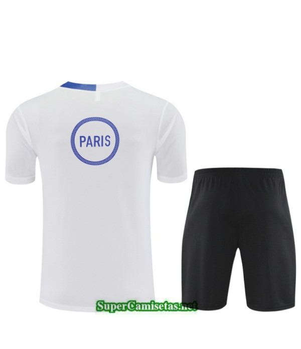 Tailandia Camiseta Kit De Entrenamiento Psg Blanco/negro/azul 2025 2026 S20392